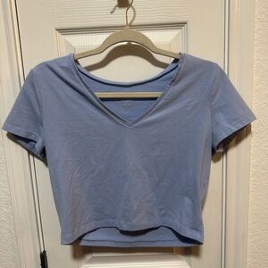 Wild Fable Women’s Dusty Blue Crop Top